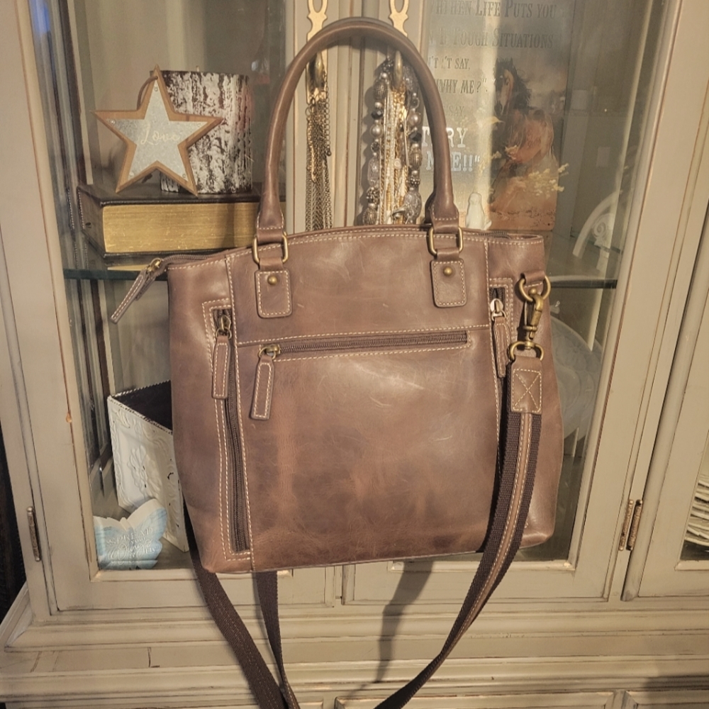 Conceal Carry Leather Purse